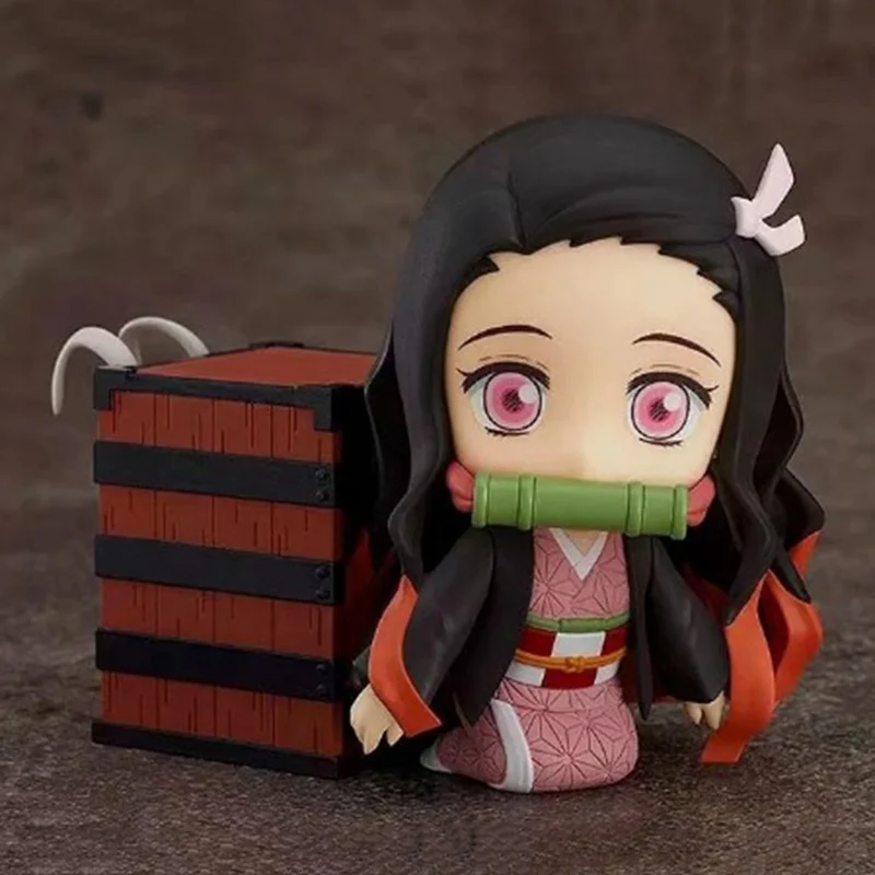 

Anime Demon Slayer Action Figures 1194 Tanjirou Nezuko Anime Kimetsu No Yaiba Figurine Model Toys PVC Soldier Finished Product