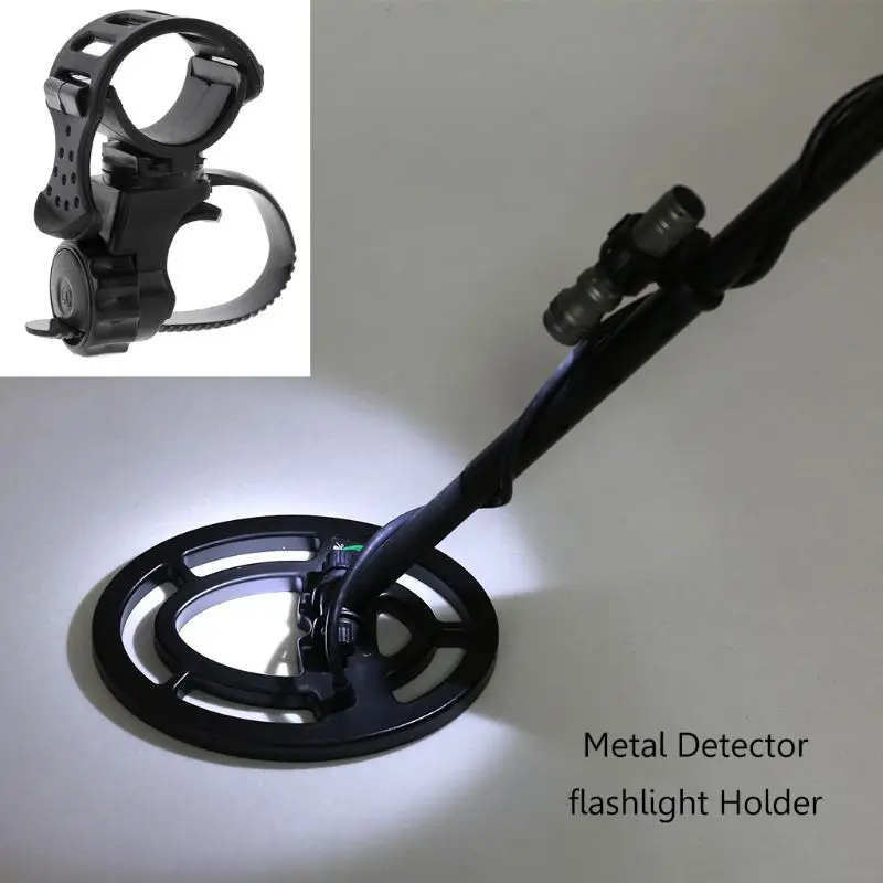

Metal Detector Bike Flashlight Holder PIN POINTER Holder Flashlight MOUNT Suitable for All Kinds of Underground Detectors