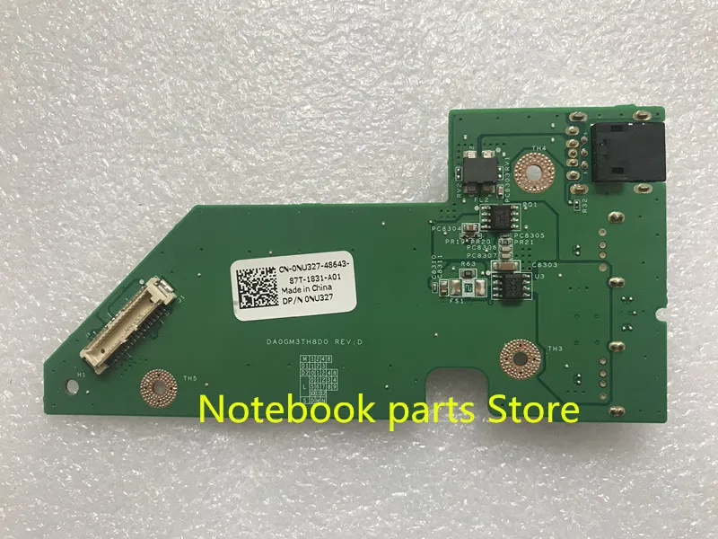 Плата питания постоянного тока с 2 USB разъемами 0NU327 NU327 для Dell Studio 1735 1736 1737 CN DA0GM3TH8D0