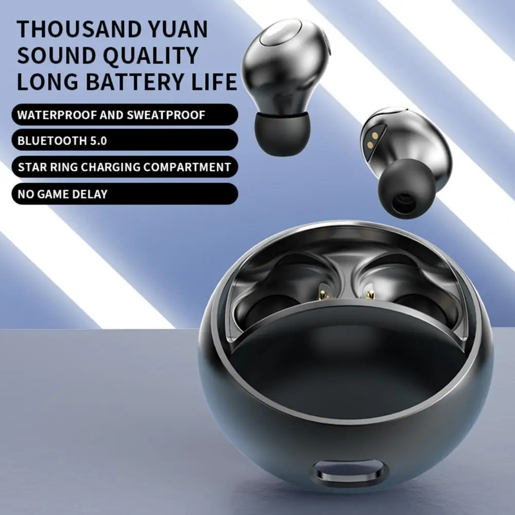 

Новый H8 мини наушники-вкладыши TWS с наушники Беспроводной Bluetooth 5,0 гарнитура Креативный дизайн ABS IPX6 Водонепроницаемый спортивные стерео муз...