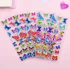 Водонепроницаемые 3D наклейки на стену с мультяшными животными, Пузырьковые наклейки сделай сам, детские игрушки для детей, украшение для комнаты мальчика и девочки, наклейки на стену