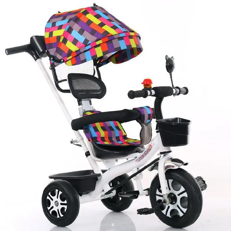Детский трехколесный велосипед 1-2-3-6 лет детская коляска детский трехколесная 2 в