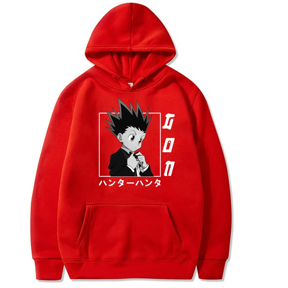 HUNTER×HUNTER Hoodies Anmie GON·FREECSS Printed Streetwear Hoodie Women Men Sweatshirts Pullovers Long-sleeve Female Clothes | Женская
