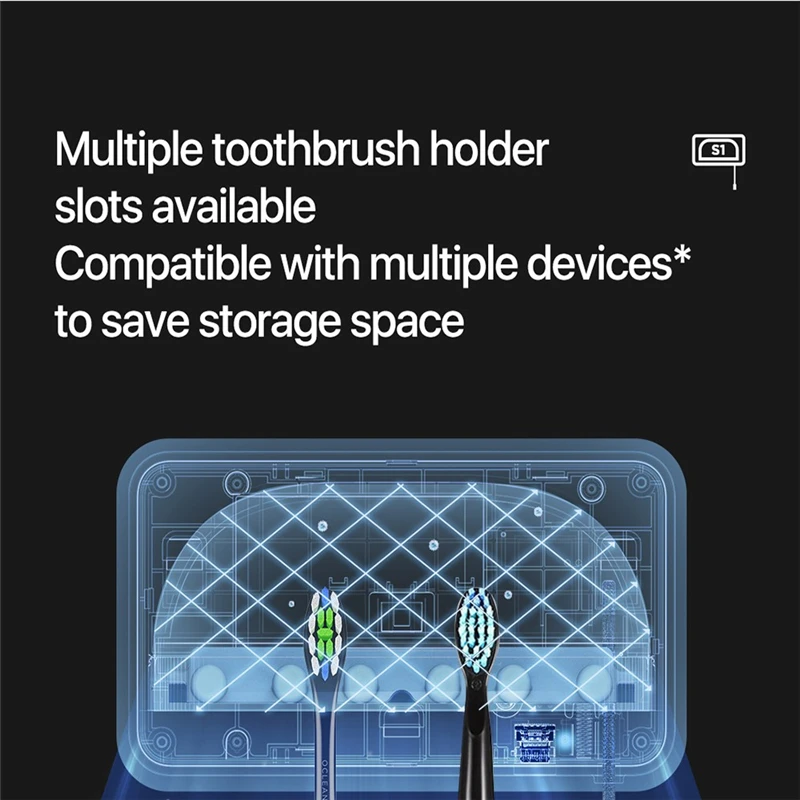 

Oclean S1 Smart UV Toothbrush Sterilizer Wall Holder Rack Help To Sterilize Toothbrush Remove Bacteria New For Home