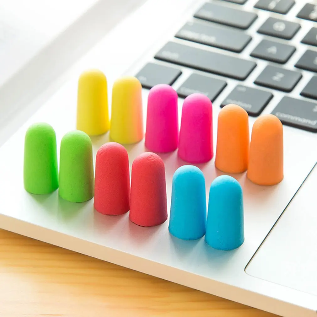 

Soft Foam Ear Plugs Sound insulation ear protection Earplugs anti noise sleeping plugs travel soft noise reduction NEW Arrival