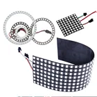 WS2812B RGB светодиодный цифровой гибкие индивидуально адресуемых Панель светильник 8x8 8x32 модуль матрицы Экран WS2812B 816243545 кольцо