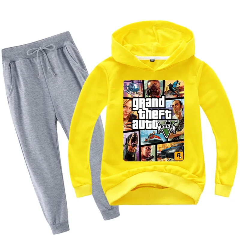 Розничная продажа Одежда с надписью комплекты Grand Theft Auto спортивные костюмы