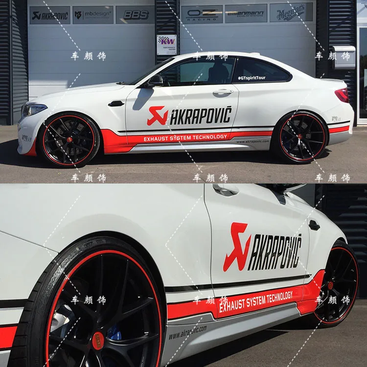 

Car Sticker Auto Racing Sports Vinyl Decal For Bmw E46 E60 E90 F30 F10 Audi A4 A3 Peugeot Renault Ford Focus 2 3 Car Accessories