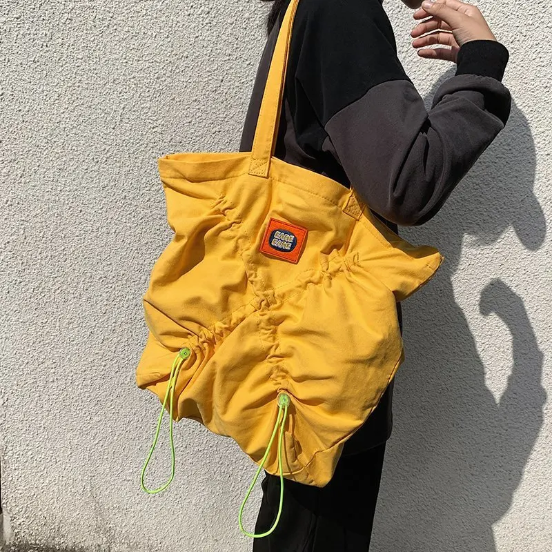 

Large Capacity Casual Handbags Canvas Women Bag Summer Simple Women's Shoulder Bags Student Literary Tote Ladies Handbag