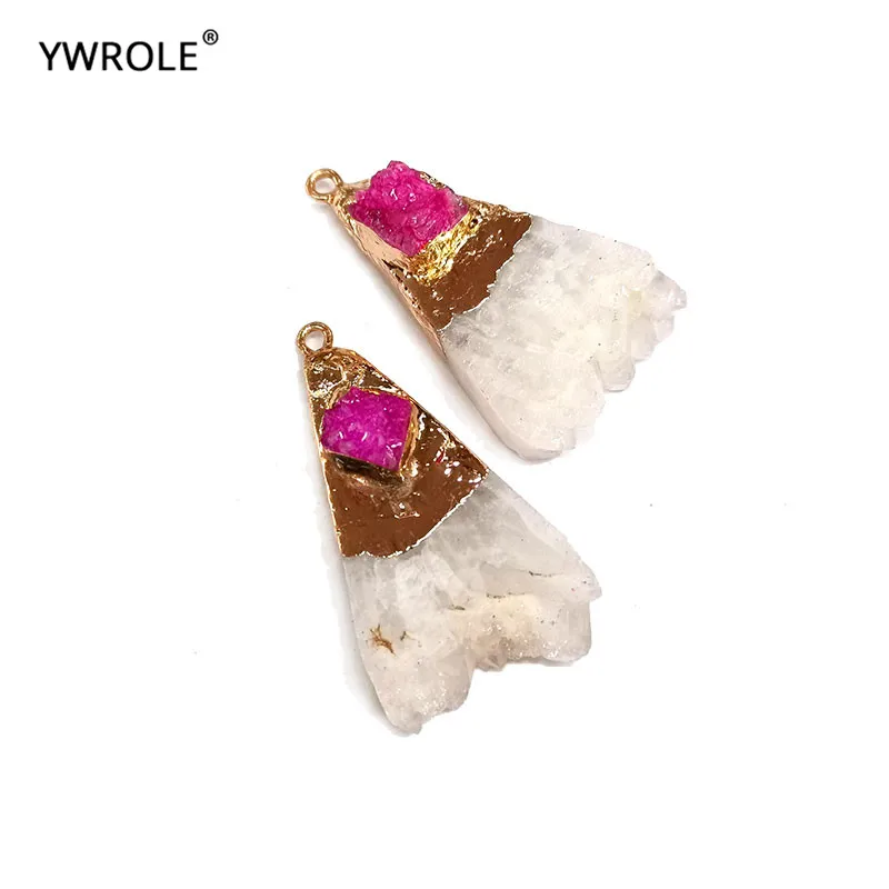 Оптовая продажа подвески из натурального хрусталя для изготовления ювелирных