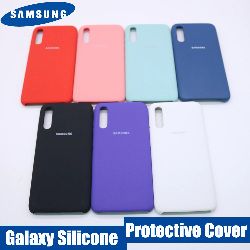 Оригинальный чехол для Samsung Galaxy A70 жидкий силиконовый шелковистая мягкая