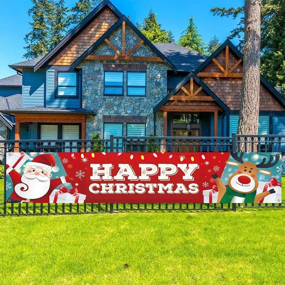 

Merry Christmas Banner Garden Christmas Ornaments Tree Christmas Decor For Home 2021 Happy New Year Gift 2022 Xmas Decor Na X4B5