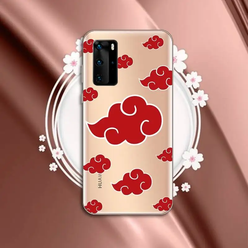 

Naruto logo sign eyes Phone Case Transparent for Huawei P20 P30 P40 honor 8 10i P smart 2019 Samsung A71 A21S S10 20 plus