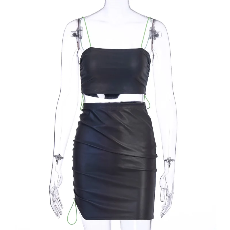 Оставайтесь аккуратными сексуальные Светоотражающие Женский комплект 2 шт. с