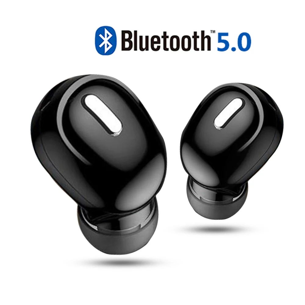 Мини беспроводные Bluetooth 5 0 наушники в ухо спортивные с микрофоном гарнитура для