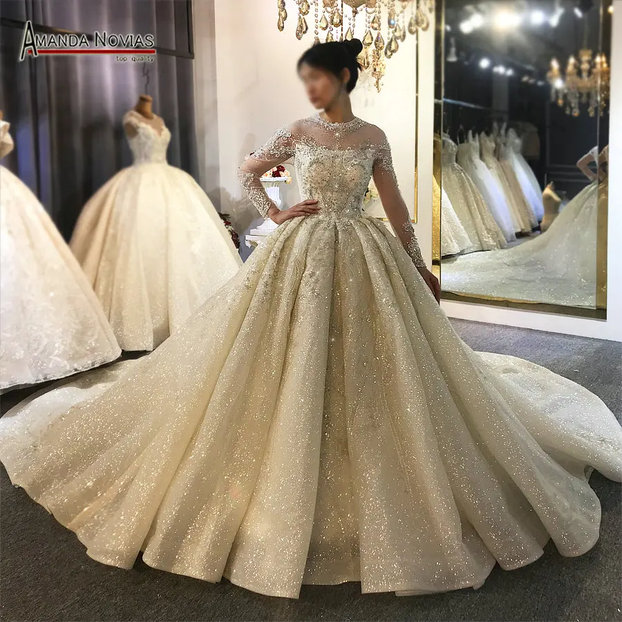 Свадебное платье с длинным рукавом заказ на бренд Amanda Novias|Свадебные платья| |