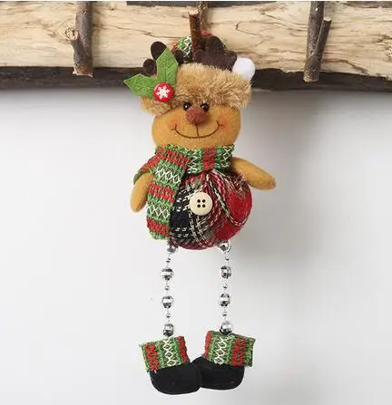 Рождественские украшения для дома Подвески navidad Рождественские елочные украшения Висячие куклы Ремесло Декор Поставщик детский подарок sd206 - Color: 23X9cm