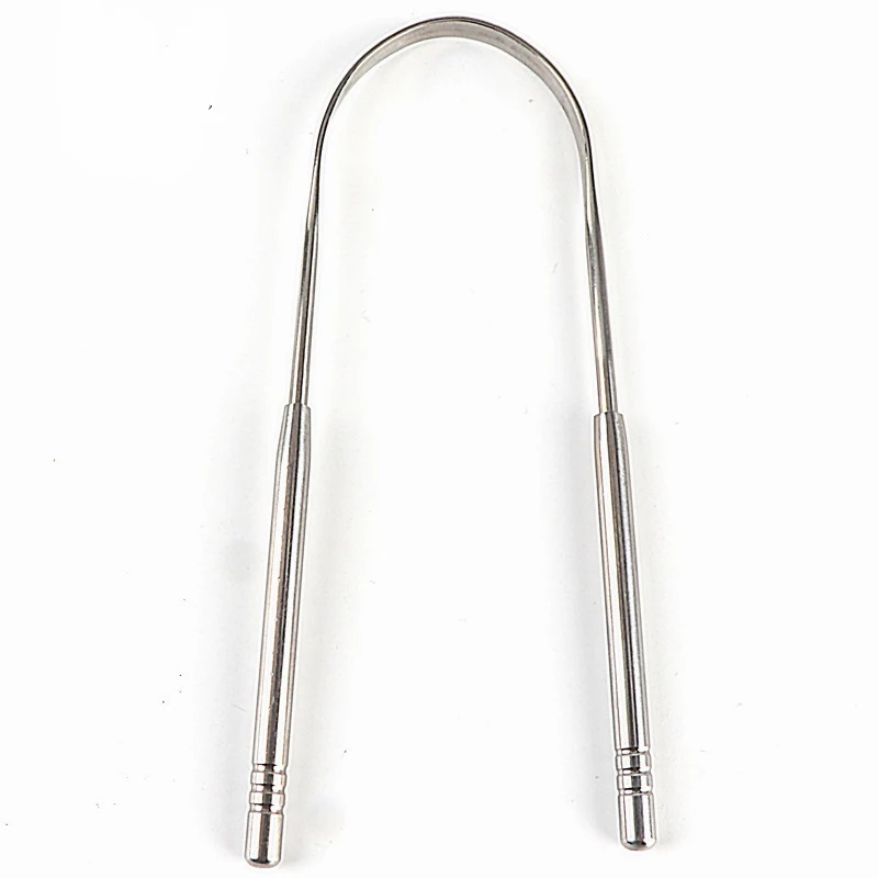 Профессиональный скребок для языка из нержавеющей стали чистки свежего дыхания