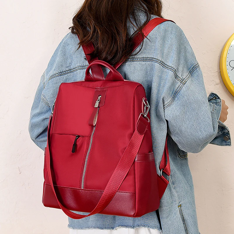 Mode femmes sac à dos de haute qualité jeunesse en cuir sacs pour adolescentes femme école bandouliere moc|Женские рюкзаки| |