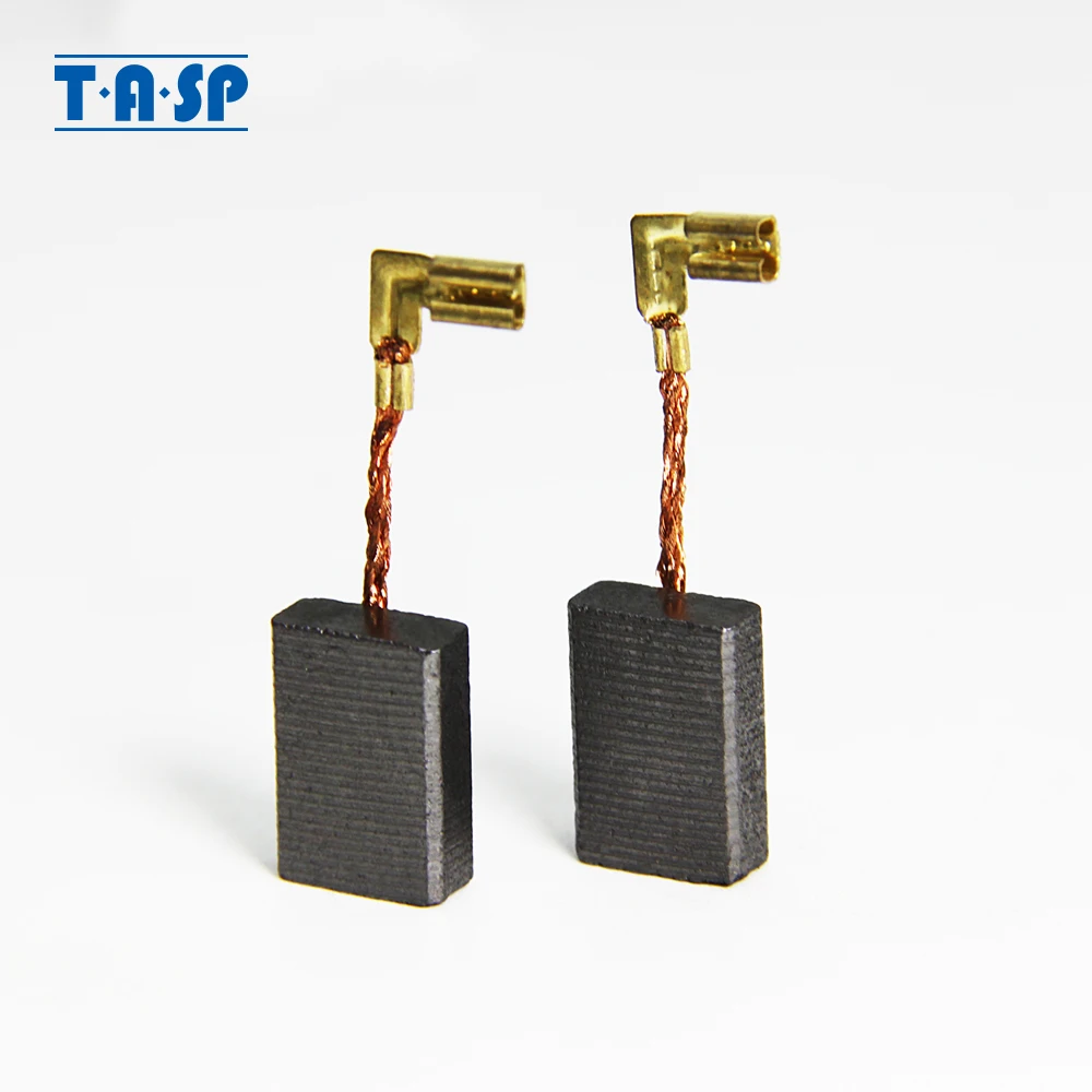 TASP 5 пар карбоновые щетки 16x11x5 мм для электродвигателей Makita CB325 9554NB 9557NB 9558|carbon