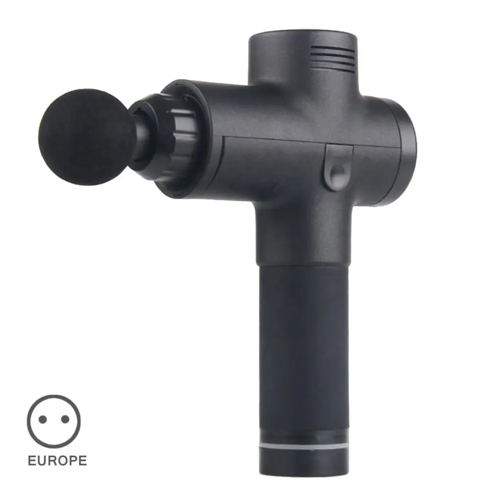 Black-12V EU Новое оборудование для фитнеса инструмент для массажа мышц перкуссионный массажер вибрирующий расслабляющий с коробкой для хранения YA88 - Цвет: Black-12V EU