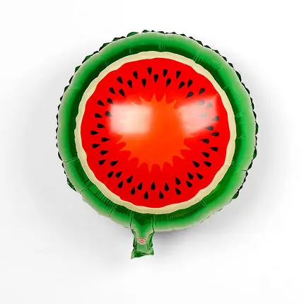 10pcs watermelon 10 шт., 18 дюймов, Гелиевый шар из фруктовой фольги, персиковый арбуз, киви, клубника, апельсин, ананас, летние украшения для вечеринки, детские игрушки - Цвет: 10pcs watermelon