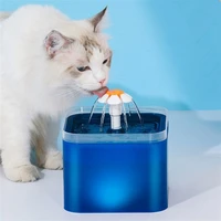 2l automatic loop cat drinking fountain with led light and ultraquiet triple filter system smart pet water dispenser for cat dog