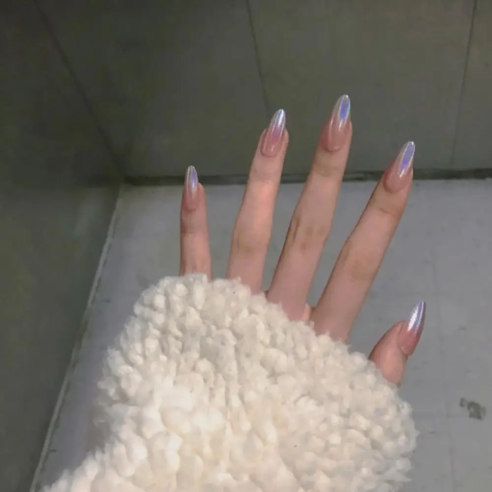 24 шт. флеш накопитель градиент балетки накладные ногти гроб искусственный Пресс