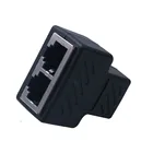 2 шт.лот 1 разъем 2 способа LAN Ethernet сетевой кабель RJ45 Женский Разъем ter Lan разъем адаптер для ПК компьютера ноутбука аксессуары