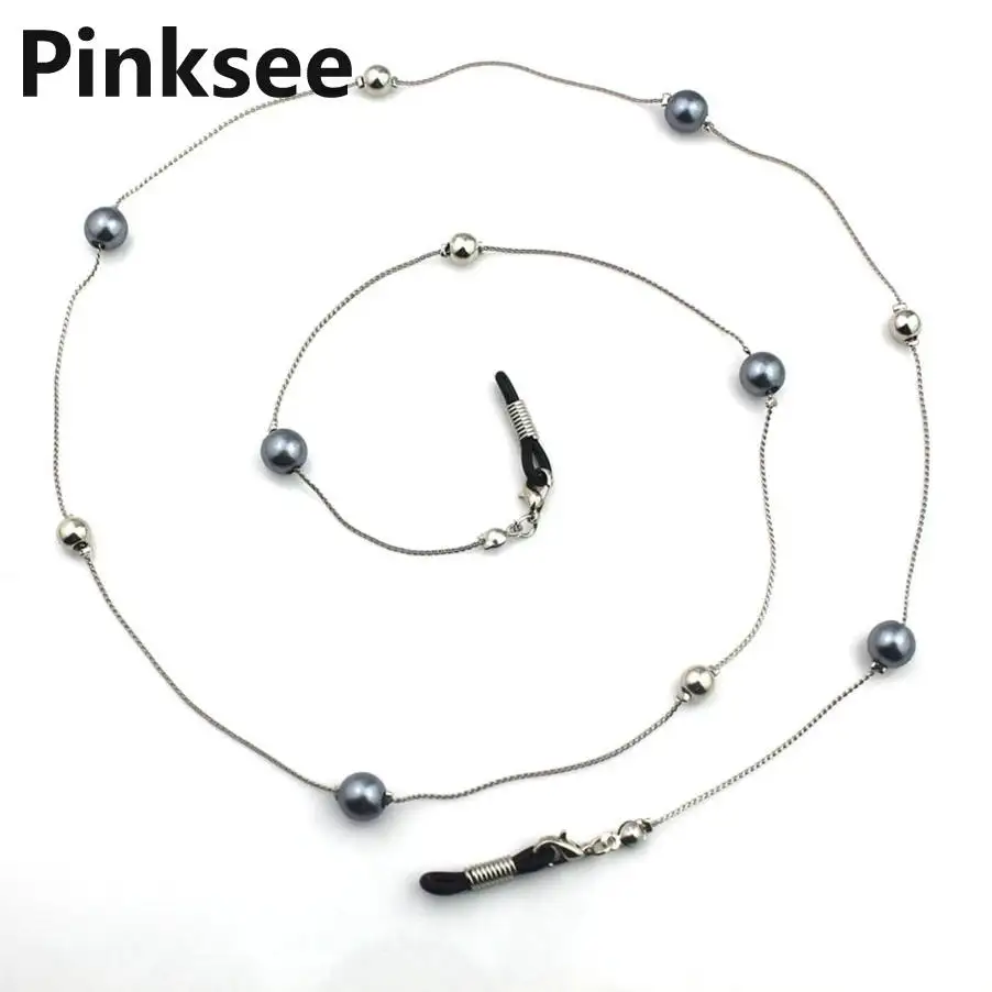 Горячие продажи жемчужные бусины Лыжная маска очки солнечные с цепочкой