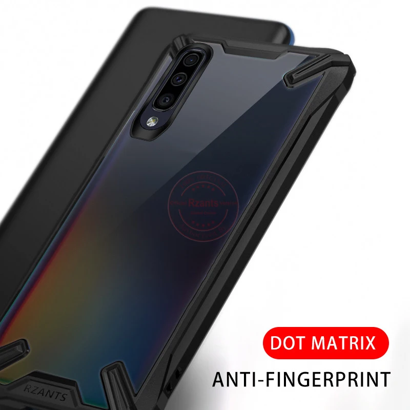 Военный противоударный чехол с подушкой безопасности для samsung Galaxy A50/A50S/A30S прозрачный акриловый+ ТПУ защитный чехол