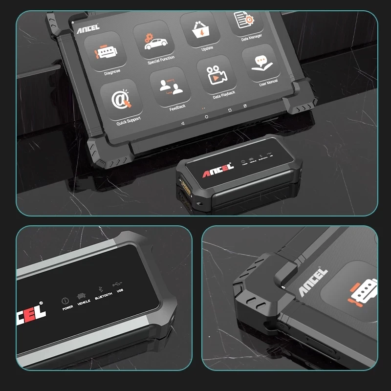 ANCEL X7 полный Системы OBD2 Bluetooth Автомобильный сканер Профессиональный Подушка
