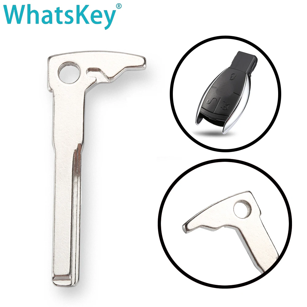 Запасной смарт-ключ WhatsKey без рисунка для Mercedes Benz C E S Class W203 W204 W211 W212 автомобильные