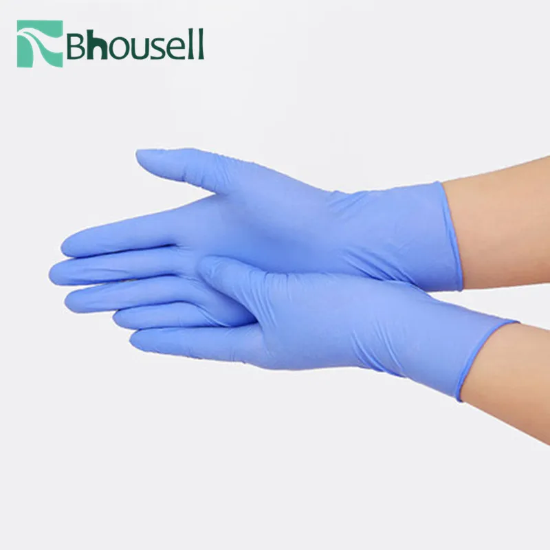 

100pcs Disposable Rubber Gloves Size S M L XL For Household Thin Nitrile Latex Gloves Cleaning Food Gloves Left Right Universal