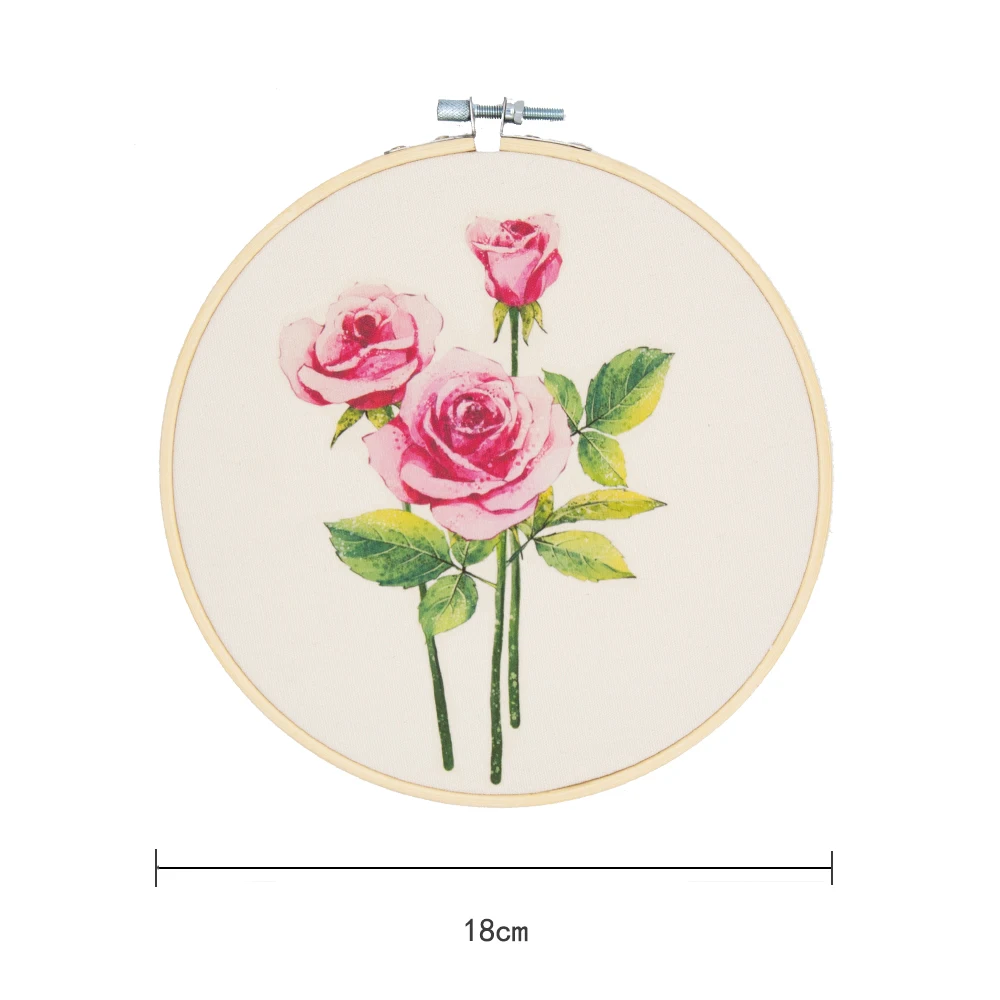 

One piece handmade wall desk decorations home shop bar wedding scene ornaments Cotton canvas hand painted roses No.QC-1805