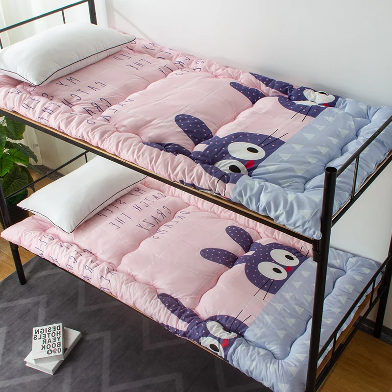 

Pillowtop massage mattress double single dormitory cooling mattress topper bamboo fiber