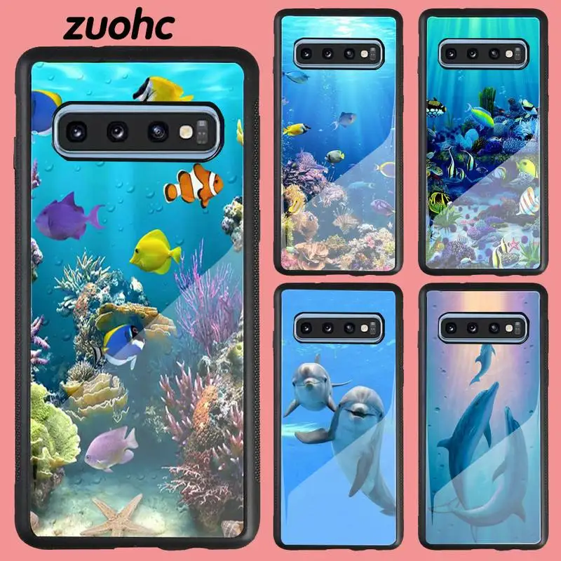 

Sea World Plexiglass Phone Case For Samsung Galaxy S20 Ultra S10 S9 S8 S7 Plus Edge S10 E Lite Note 8 9 10 Pro Cover