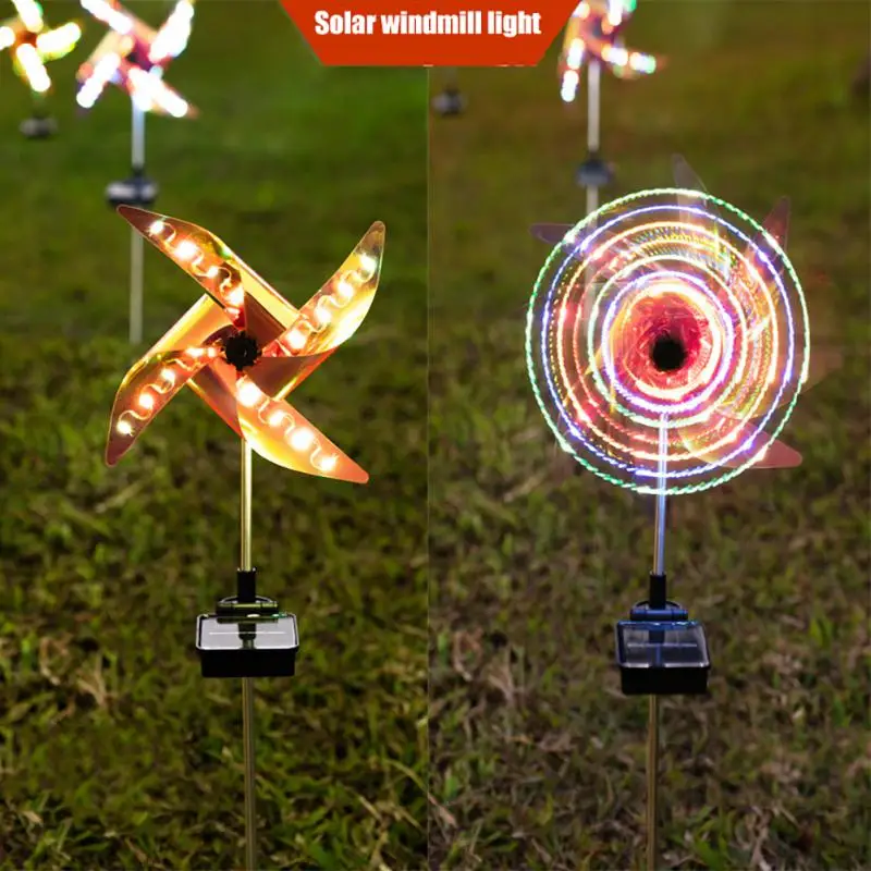

LED Spot Light Garden Path Landscape Lights 32LED Solar Ground Light Outdoor Decorative Windmill Waterproof Night Light