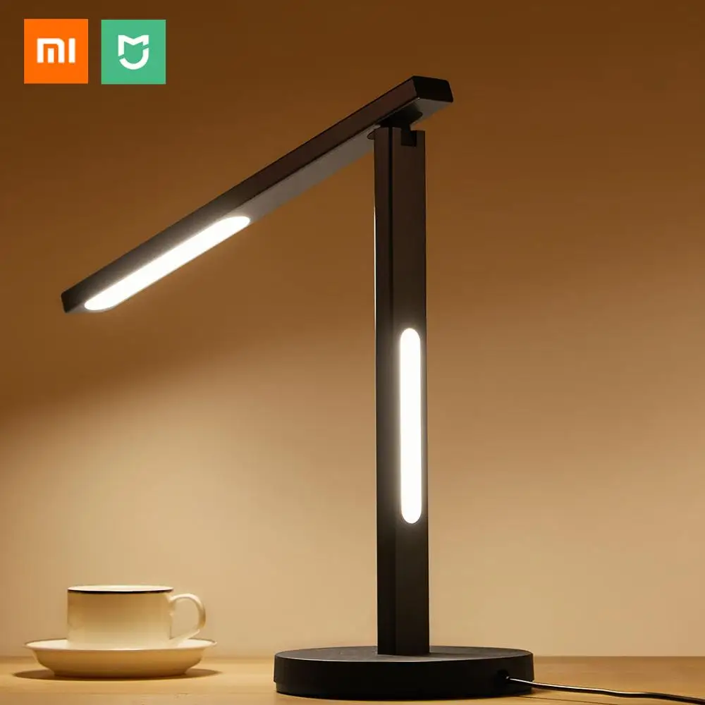 Оригинальные светодиодные смарт лампы Xiaomi Mijia настольные черного и золотого