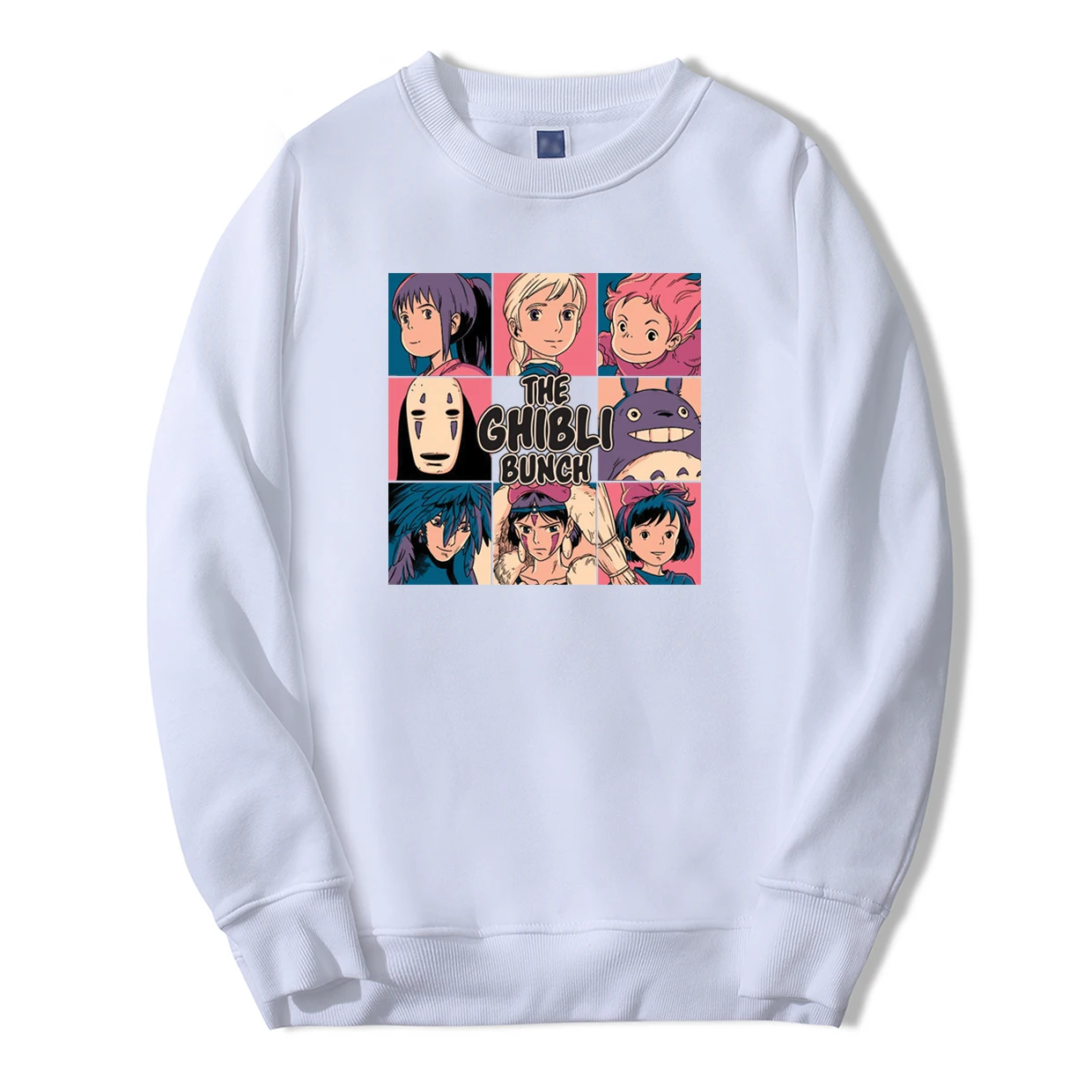 The Ghibli Bunch Janpan аниме мужские толстовки новые весенние зимние толстовки флисовые толстовки мужской спортивный костюм Свободная Толстовка уличная одежда