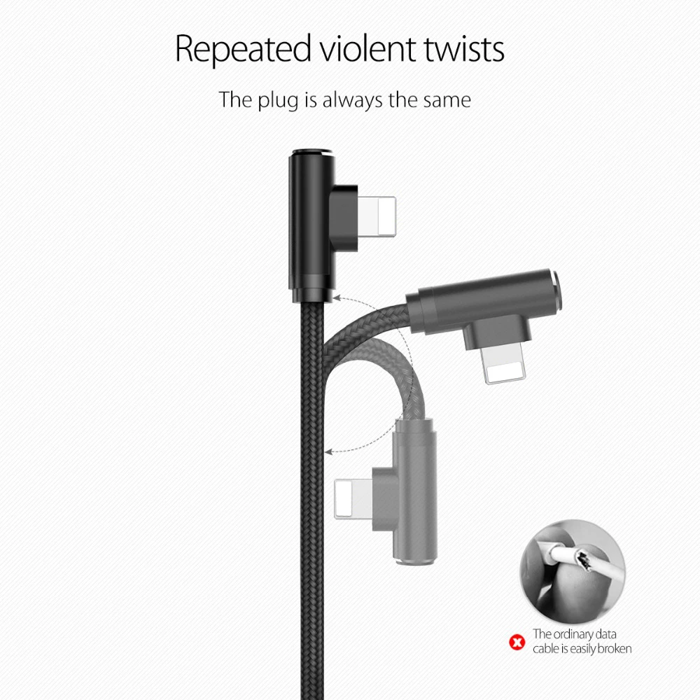 Micro USB C кабель для быстрой зарядки ORICO 2 4 A нейлоновый шнур Samsung Xiaomi Huawei iPhone игр