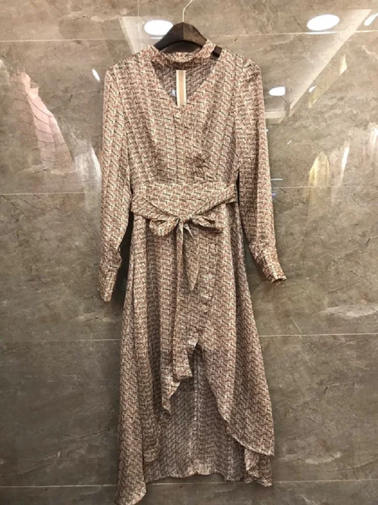 Женское асимметричное шелковое платье желтое оранжевое абрикосовое ажурное с