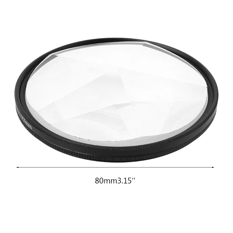 

Photography 77mm Pentaprism Filter Render Multiple Portraits Camera Accessorie Changeable Number of Subjects LX0D
