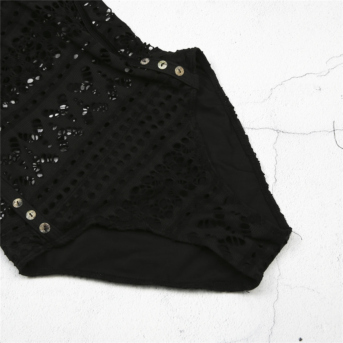 Женский раздельный купальник пикантный ажурный купальник-бикини с кружевными