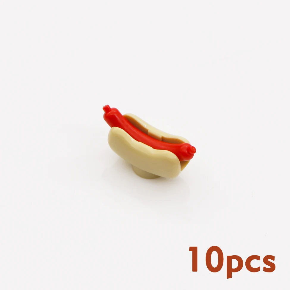 Кирпичики город аксессуары строительные блоки еда хот дог Турция контейнер