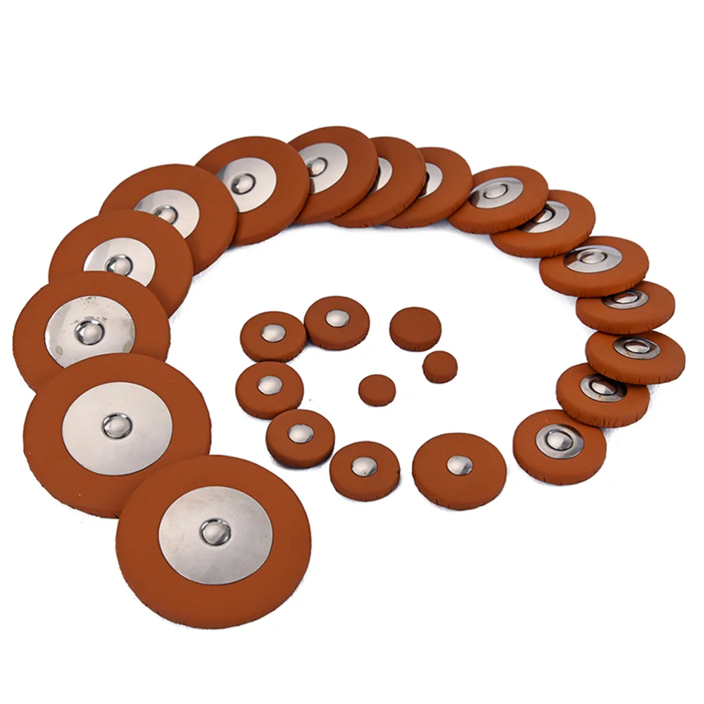 

25pcs Saxophone Leather Pad Alto Sax Leather Pads Replacement Saxophone Cushion