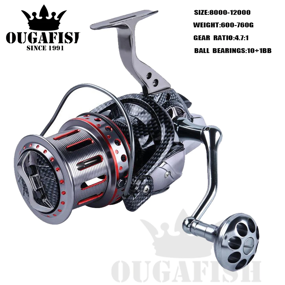 

Fishing reel tackle 2021 All Metal Fish Reel 10+1 Ball Bearings Drag 20kg Pesca Carp Spinning Reels Molinete Peche En Mer