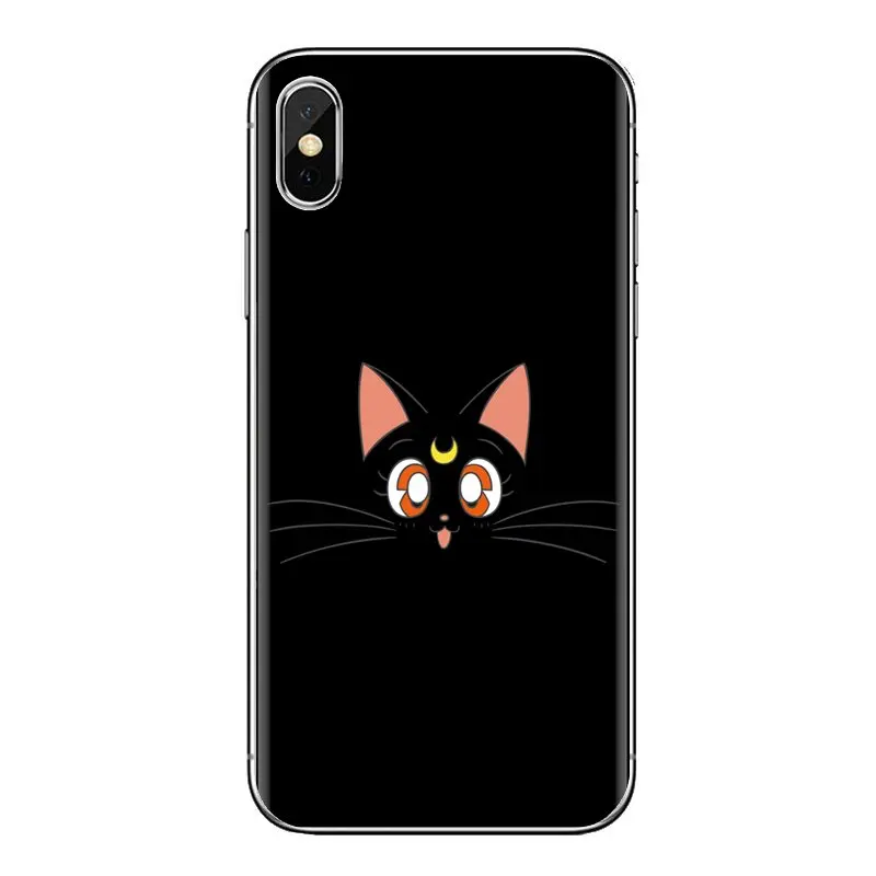 С милым рисунком Сэйлор Мун Луна кошки для huawei G7 G8 P7 P8 P9 Lite Honor 4C 5X 5C 6X Коврики 7 8 9 Y3 Y5