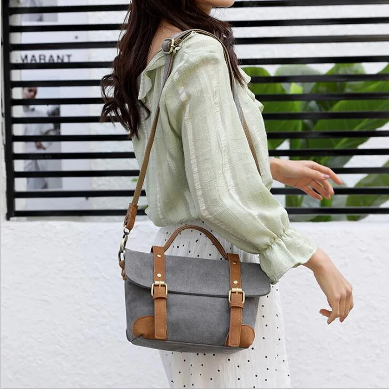 Износостойкая Экологичная Холщовая Сумка модная универсальная сумка через