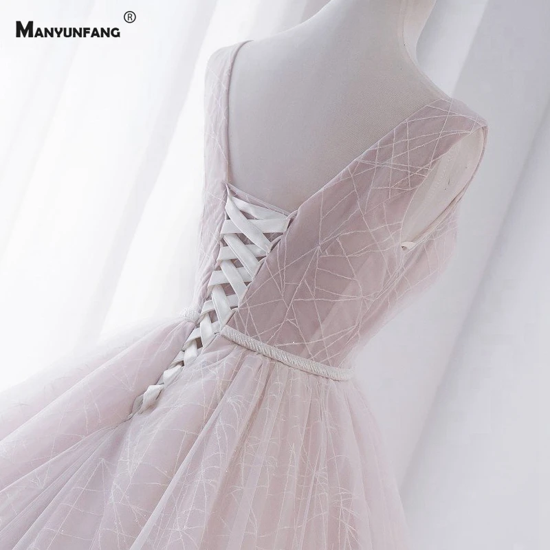 

Real Photo 2021 Hot Sale Cathedral Train 3D Flower Sleeveless Wedding Dress Sexy Deep V-Neck Lace Up Back Bridal Ball Gown